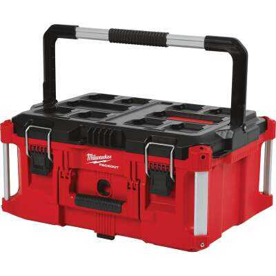 Milwaukee PACKOUT 16 In. x 11 In. Large Toolbox, 100 Lb. Capacity