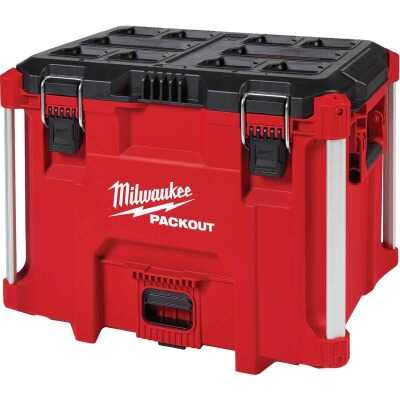 Milwaukee PACKOUT 16 In. x 17 In. XL Toolbox, 100 Lb. Capacity