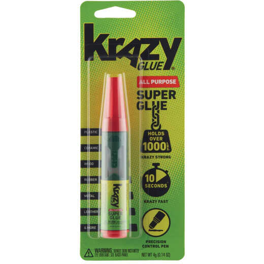 Krazy Glue 0.141 Oz. All-Purpose Pen with Squeeze Applicator